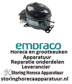 146605149 - Compressor koelmiddel R404a/R507 type NEK6144GK 220-240V 50Hz HMBP volledig hermetisch 10kg 1/6HP EMBRACO