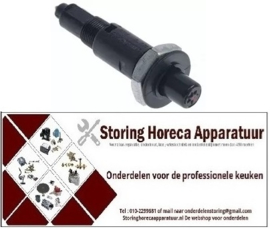 219100009 - Piëzo-ontsteker behuizing kunststof drukkend inbouw ø 18mm aansluiting ø2,4mm