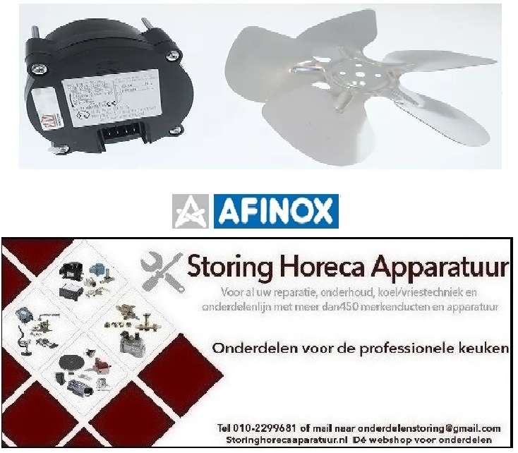 133702945 -Ventilator compleet ELCO type kabellengte 2000mm ventilatorblad ø 200mm rotatiehoek 26° AFINOX