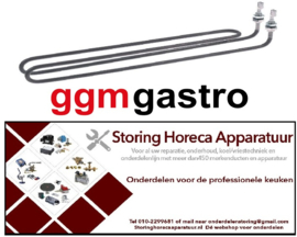 940417158 - Verwarmingselement 2000W 230V L 355mm B 36mm GGM GASTRO