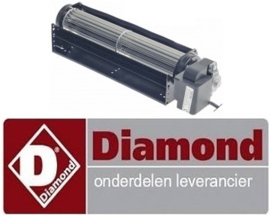 10440701050 - Dwarsstroomventilator RECHTS voor koelwerkbank DIAMOND DT178