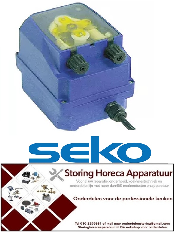 1203.611.57 - Doseerapparaat SEKO toerentalregeling 1-7l/h 230 VAC wasmiddel slang ø 4x6mm slangtype K