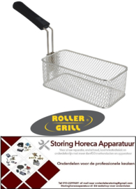 178693029 - Frituurmand voor friteuse L1 260mm - B1 145mm - H1 100mm inklapbare greep Roller-Grill