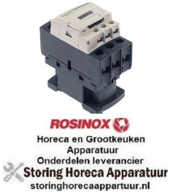 190380979 -Relais AC1 40A 230VAC (AC3/400V) 25A/11kW hoofdcontact 3NO hulpcontact 1NO/1NC ROSINOX