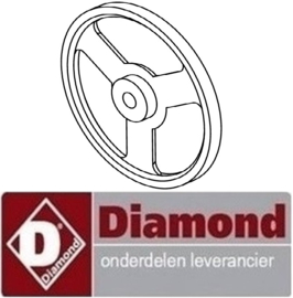 119F2596 - Complete poelie voor zaagblad onder DIAMOND SA-183/2