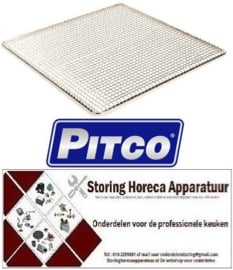 126A4500201 - Pitco Draadbuis mandsteun, 13.5 X 13.5 voor friteuse PITCO