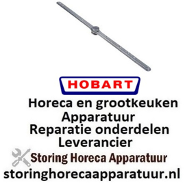 277730669 - Naspoelarm voor boven of onder L 515mm sproeiers 8 inbouw ø 16mm met naspoelstift HOBART