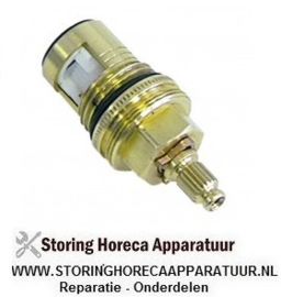 039540359 - Keramisch kraan binnenwerk adapter opname draad 1/2" rotatiehoek 90° koud water Dr.G2: M24x1