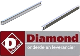 H222GX-5642 - R.V.S. rails (R en L), tafels, pizzatafels DIAMOND MR-PIZZA/CP
