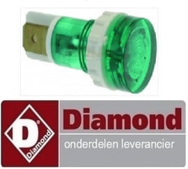 ST9963.012.00 - Signaallamp 230V groen DIAMOND CPE643F-N