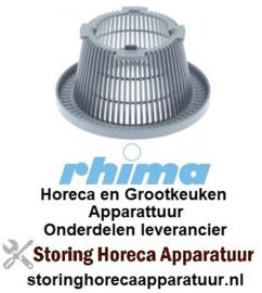 01550800027 - Rondfilter  vaatwasser RHIMA DR50 - 2000 t/m 2005