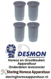 121701057 -Apparaatvoeten set pijp ø 65mm draad M10 draad L 10mm H 115-180mm kunststof grootte 2" DESMON