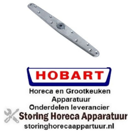 586513145 -Wasarm L 510mm sproeiers 10 inbouw ø 16mm inbouwpositie boven en onder Hobart