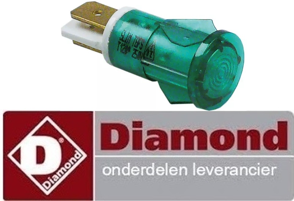 226359041 - Signaallamp groen voor warmhoudvitrine DIAMOND