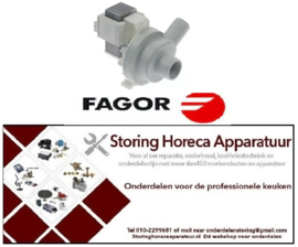 420500044 -Afvoerpomp ingang ø 30mm uitgang ø 24mm 230V 100W 50Hz HANNING type BE28B4-017 FAGOR