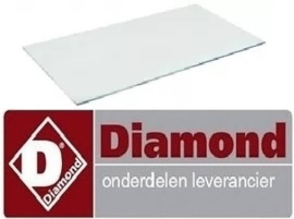 228040605 - Glazen deur voor Links of Rechts voor de kippengrill DIAMOND RVG6/CM