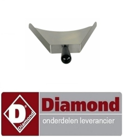 125PL/K - Supplementaire schep in R.V.S., thermische handvat DIAMOND