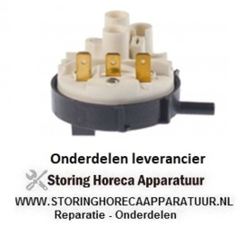 1445.413.30 - Pressostaat drukbereik 70/30mbar aansluiting 6mm ø 58mm vaatwasser Angelo-Po, Horeca-Select, Silanos