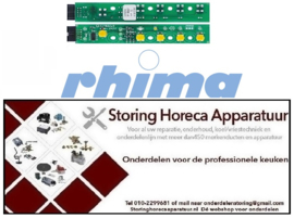 891403891 - Bedieningsprint bedieningsprint L 135mm B 30mm vaatwasser RHIMA DR50