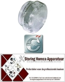 VE491359724 - Lensnippel draad ø 62mm hardglas temp. bestendigheid voor Pizza oven 350°C