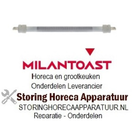 164420514  - Kwartselement 320W 115V L 242mm ø 10mm MILAN TOAST