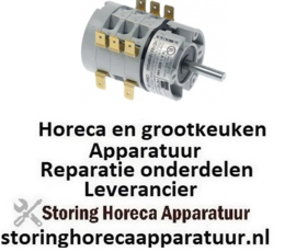 497300275 -Draaischakelaar 3 schakelstanden 16A as ø 6x4,6mm HD16