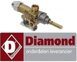 8970C0205 - Gaskraan voor Lavasteengrill DIAMOND
