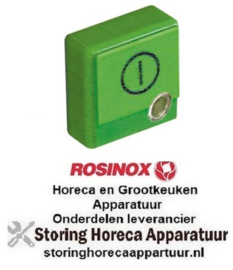 243346221 -Druktaster grootte 23x23mm groen aan-uit met lens ROSINOX