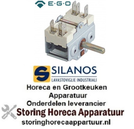 919300129 -Nokkenschakelaar 2 schakelstanden 2NO schakelvolgorde 0-1 16A as ø 6x4,6mm as L 23mm SILANOS