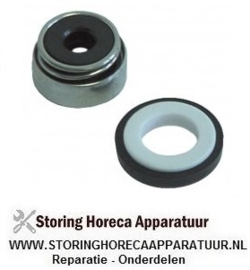 026510690 - Glijring dichting voor schacht ø 8mm RVS-keramisch-EPDM OD ø 24mm inbouw ø 24-26mm