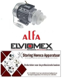 253499322 -Waspomp ingang ø 33mm uitgang ø 30/28mm type L63.T33DX 230V 50Hz fasen 1 0,26kW 0,33PS ALFA