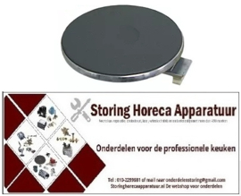 H181490012 - Kookplaat 145mm 1500 watt 230volt
