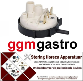 629130629 - Pressostaat drukbereik 28/12mbar voor vaatwasser GGM GASTRO - GSH360