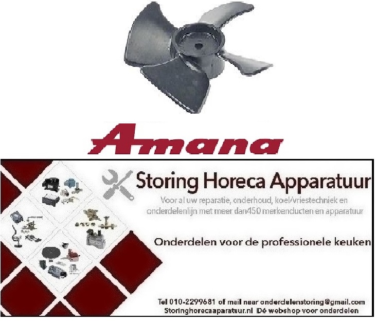 917801797- Ventilatorschoep ø 74mm H 13,75mm voor magnetron  AMANA : ACE5140-P1333207M