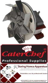 586601339 - Heteluchtventilator 220-240V - 45 Watt  ventilatorwiel ø 150mm CATERCHEF