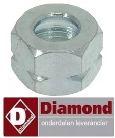 635RTCU700297 - Moer 10 mm voor gasbuis gasfornuis DIAMOND G99/4BF2-N