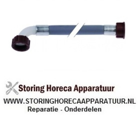 526520013 - Toevoerslang PVC recht-haaks DN13 aansluitingen 3/4" L 3000mm werkdruk 10bar