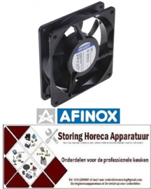 303601634 - Axiaalventilator L 119mm B 119mm H 25mm 230VAC 50Hz 14W lager kogellager AFINOX