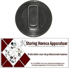 284110081 - Knop ø 70mm as ø 8x6,5mm afvlakking universeel