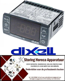 907381408 - Elektronische regelaar DIXELL type UNIVERSAL-R4 inbouwmaat 71x29mm V spanning AC/DC NTC/PTC/DI