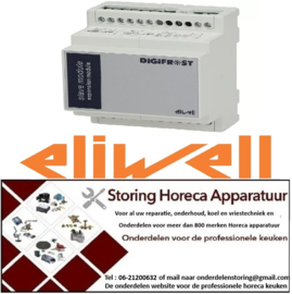 3755061869 -Schakelmodule ELIWELL type EWEM243 model DS440000DC702 inbouwmaat 70x85mm 230V Eliwell