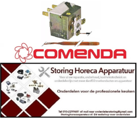 295390460 -Thermostaat t.max. 90°C instelbereik 30-90°C 1-polig 1CO 16A voeler ø 6,5mm voeler L 95mm COMENDA