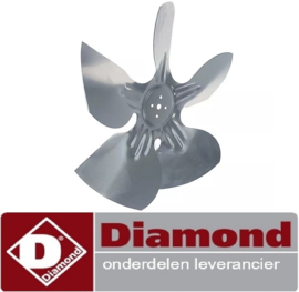 41520153 - Ventilatorblad ø 275mm voor ijsblokjesmachine DIAMOND ICE300MW