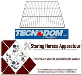 613970896 - Draadrooster B 530mm D 550mm H 10mm voor Tecnodom