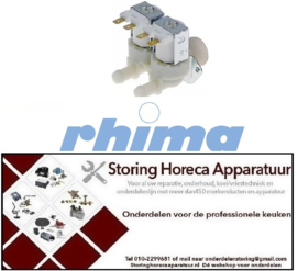 14051100005 - WaterInlaatventiel dubbel RHIMA