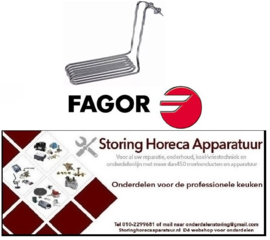 940416548 - Verwarmingselement 4000W 230V VC 1 inbouwpositie rechts + midden L 300mm B 85mm FAGOR