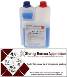 223802089 - Melkafschuimer reiniger fles ASCOR Express L11.3 toegelaten NSF 1000ml