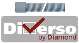 58745203400 - Afvoerslang L 2000 mm voor vaatwasser DIVERSO WR-LV50-M