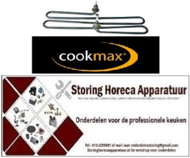 159415091 - Verwarmingselement 1000W - 230V - Bain-marie -COOKMAX