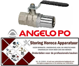 645514120 - Uitloopkraan L 84mm uitloop ø 22mm draad 3/4" voor apparatuur ANGELO-PO
